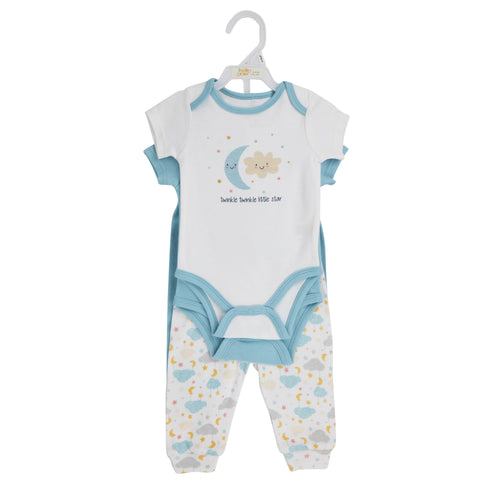 Baby Gear 4 piece twinkle twinkle little star jogger set