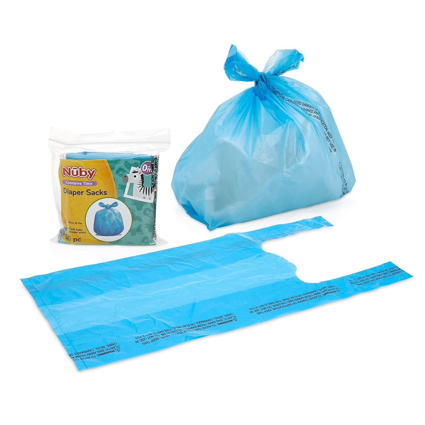 Nuby 50 pack Scented Diaper sacks