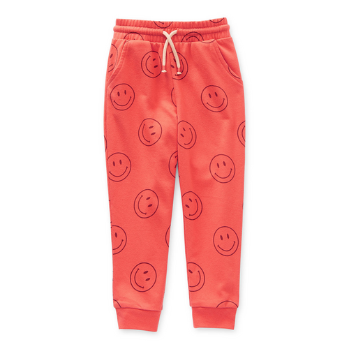 Okie Dokie Toddler Boys Smiley Face Cuffed Jogger Pant