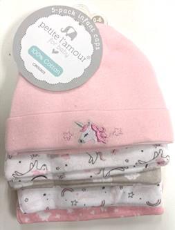 Petite L'amor 5 pack Hats	Pink Unicorn